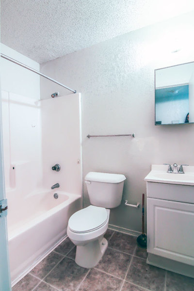 photo of apartment bathroom